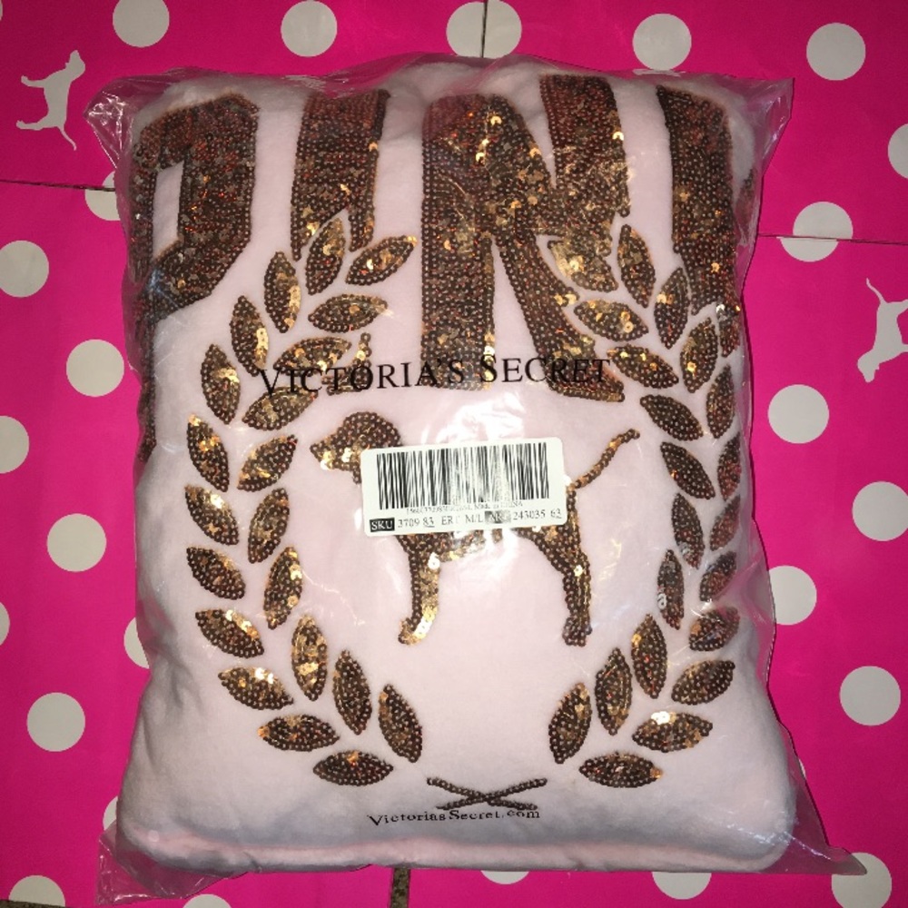 🎉SALE🎉New VS Pink Sherpa Lined Robe XS/S - Picture 6 of 8